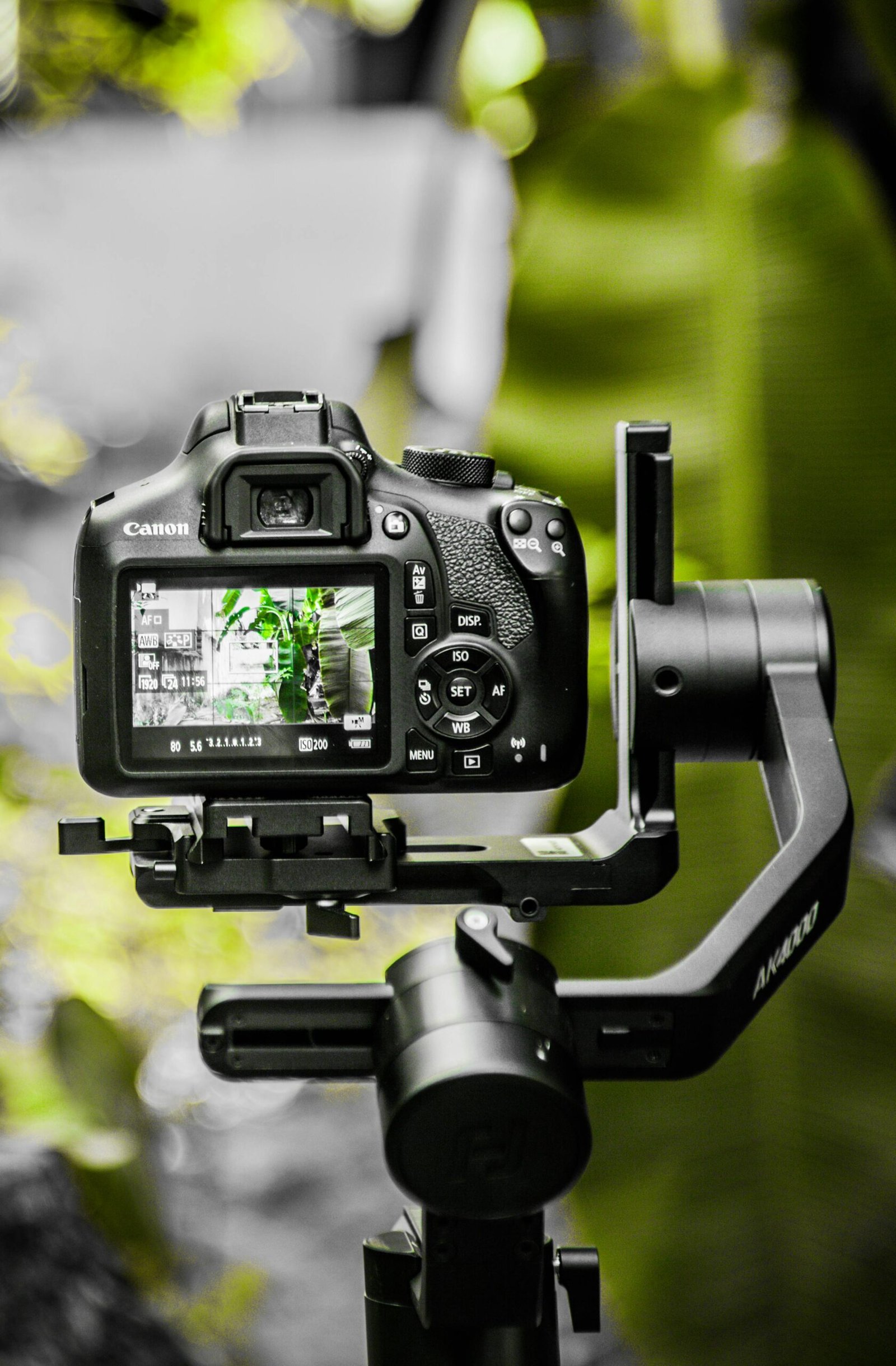 a camera on a tripod
