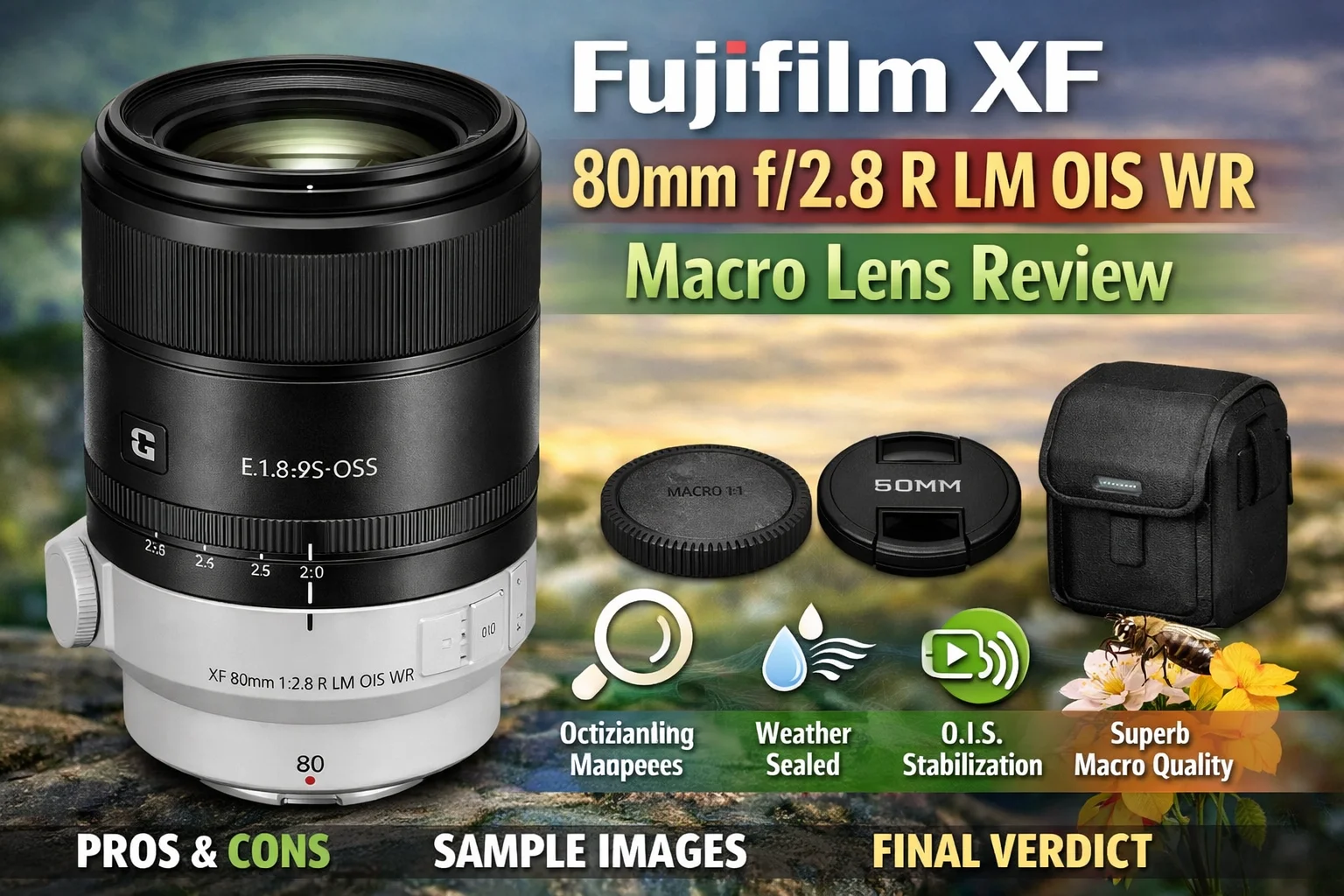 fujifilm 80mm f/2.8 macro lens review