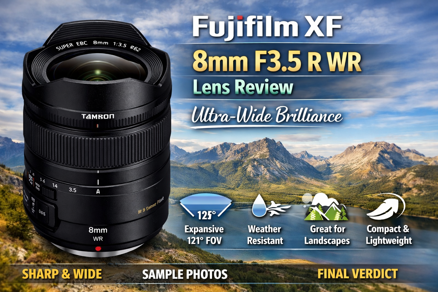 Fujifilm XF 8mm F3.5 R WR Lens Review: Ultra-Wide Brilliance