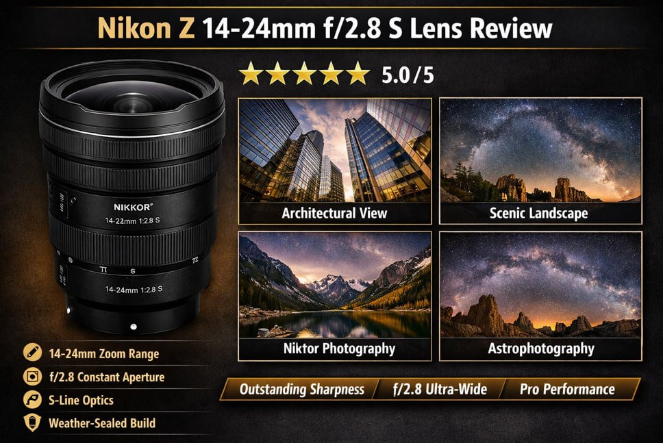 nikon 14-24mm f/2.8 s lens review 2026
