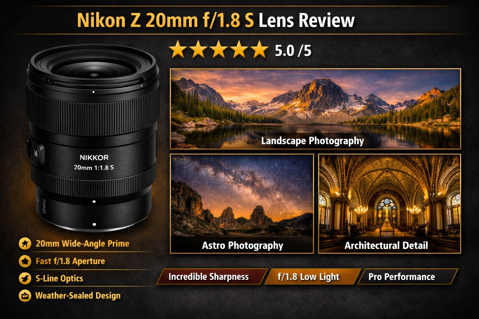 nikon z 20mm f/1.8 s for astrophotography
