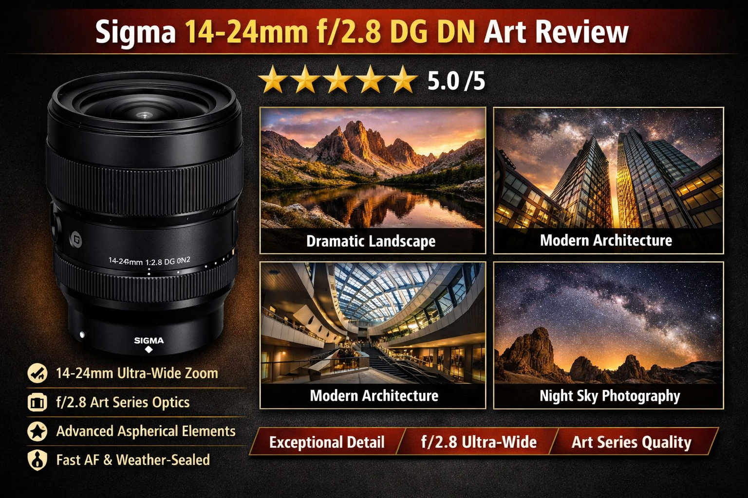sigma 14-24mm f/2.8 art lens for astrophotography
