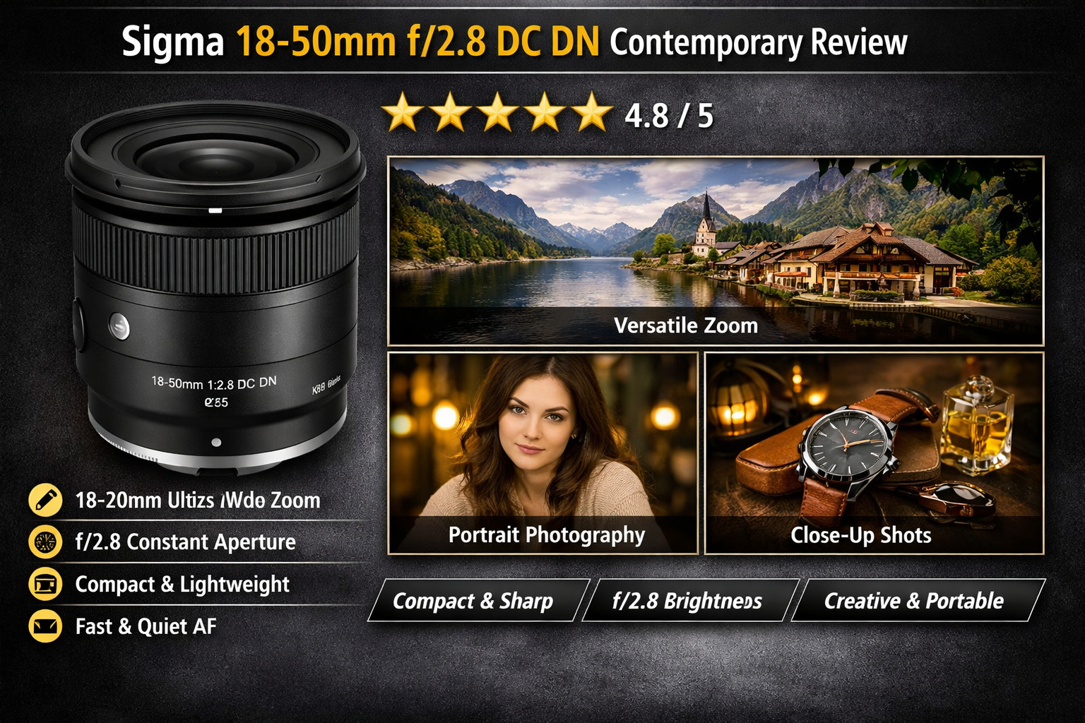 sigma 18mm f/2.8 dc dn review