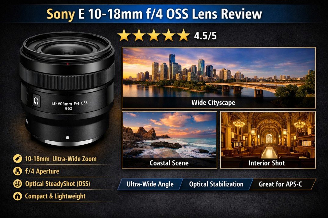 sony 10-18mm f4 lens for aps-c