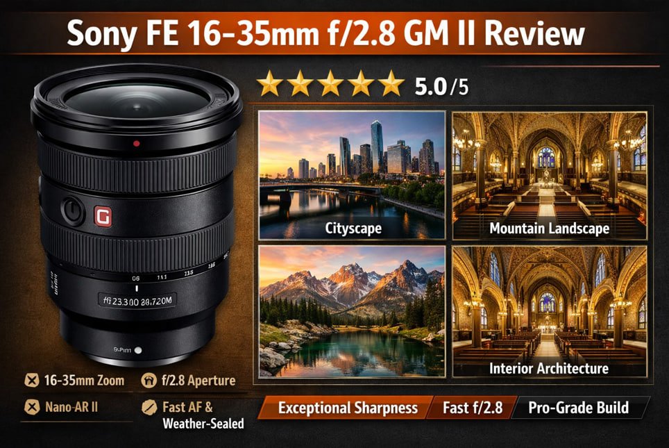 sony 16-35mm f/2.8 gm ii lens 2026