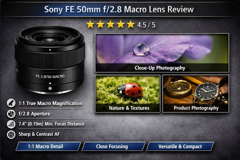 sony 50mm f2.8 macro lens review