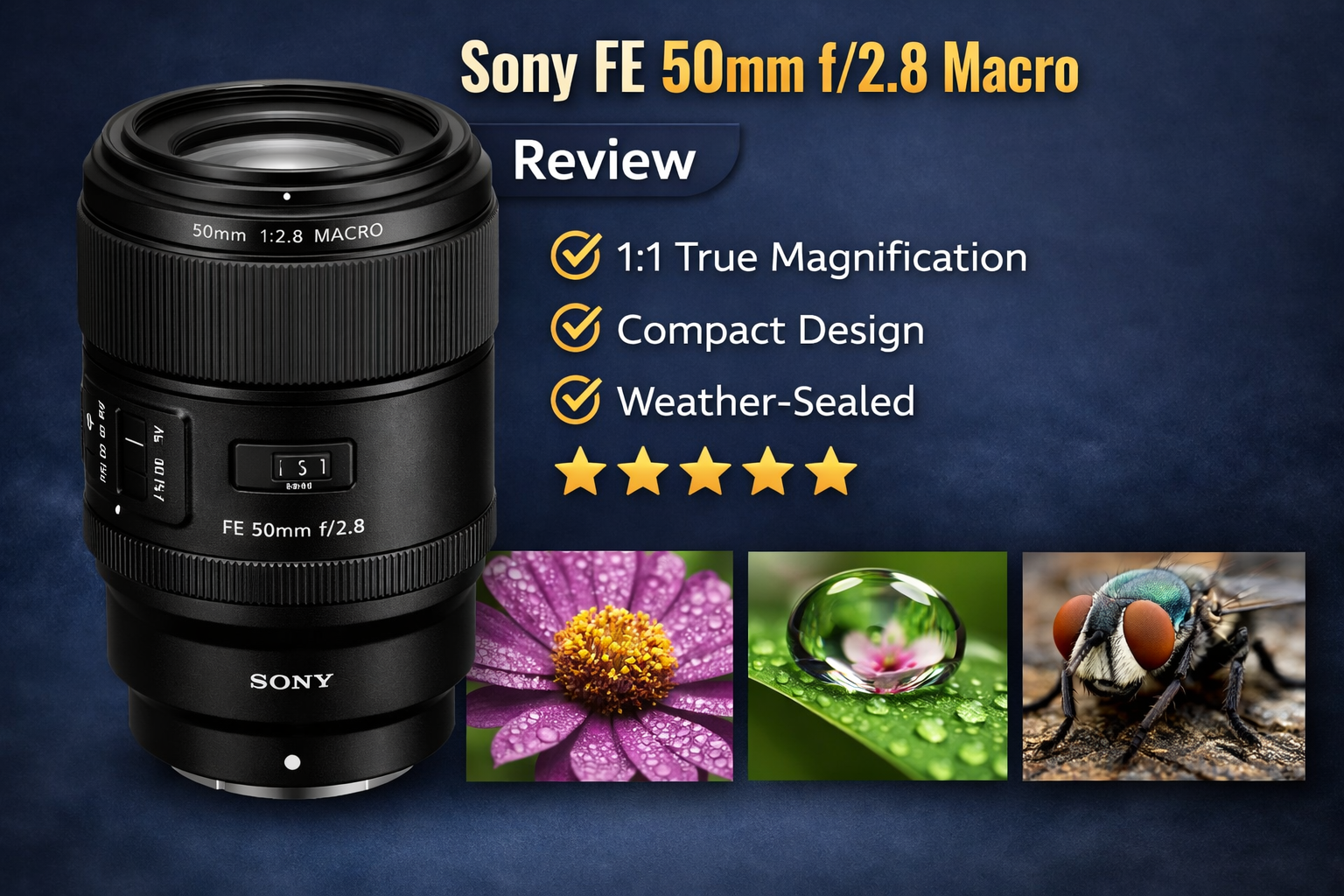 sony 50mm f2.8 macro lens review