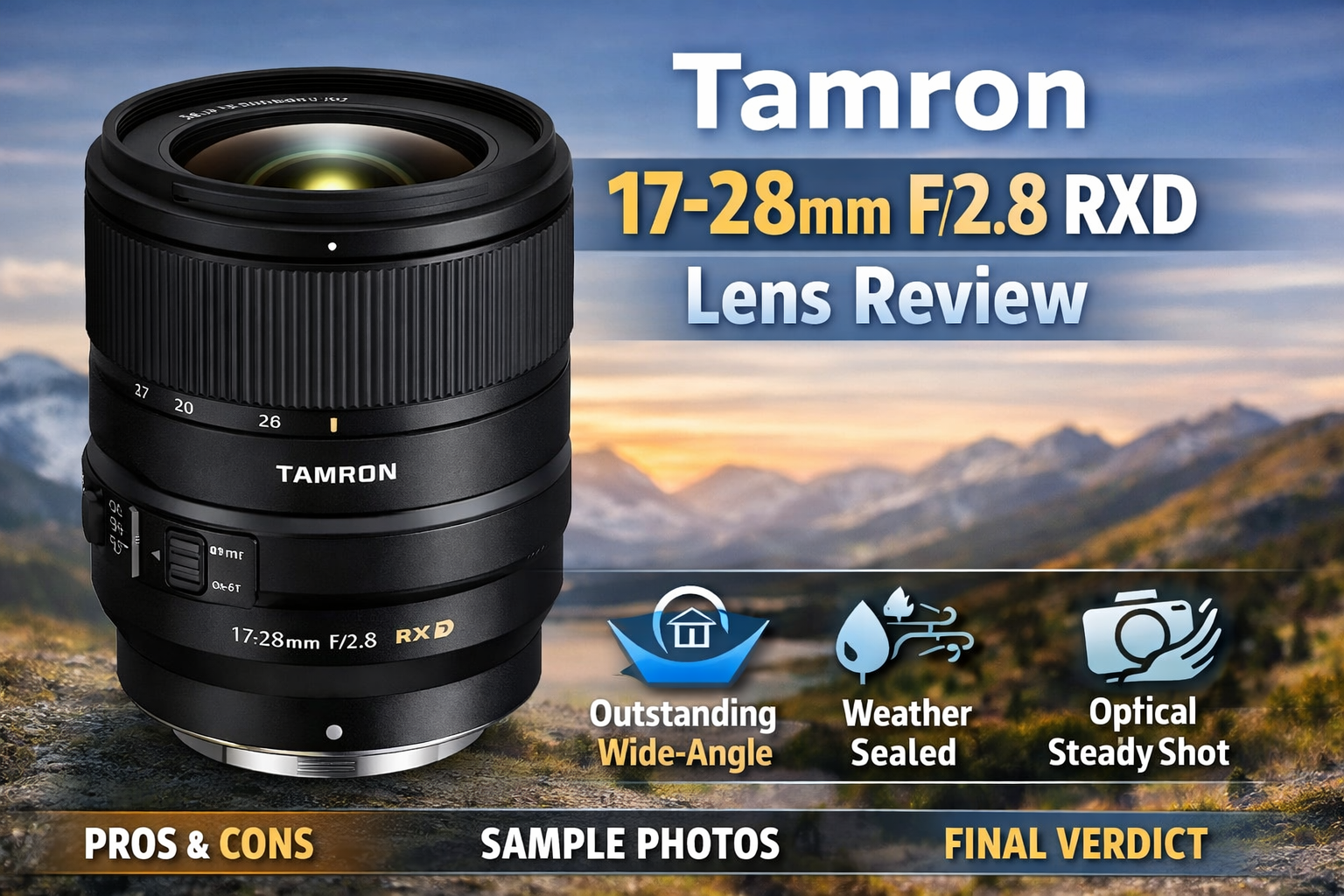Tamron 17-28mm F/2.8 RXD Lens Review: The Ultimate Wide-Angle for Sony E-Mount