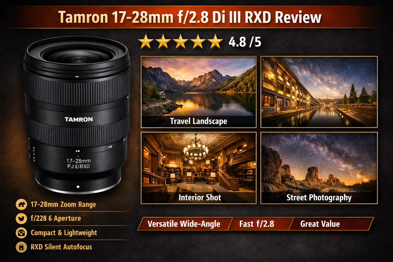 tamron 17-28mm f/2.8 rxd